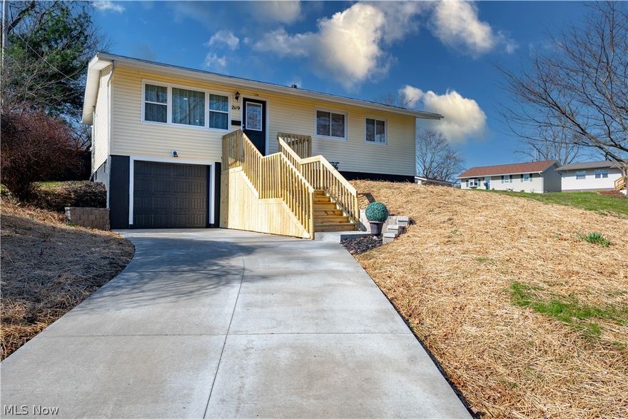 Everything is new! This fully renovated 3-bedroom, 1.5-bath ranch in Massillon features high-end updates, modern finishes, and true move-in-ready convenience. Offering 936 sq ft on the main level plus 220 sq ft of finished lower-level space-perfect for a home office, flex space, or potential 4th bedroom-this home delivers both functionality and style. Inside, enjoy a bright and inviting layout with a large new bay window, fresh paint throughout, and all new LVP flooring and carpet. The completely updated kitchen includes new granite countertops, new cabinets, and stainless steel appliances. Major improvements provide peace of mind, including a new roof (2025), new A/C unit, and new doors. Exterior upgrades enhance curb appeal with a new concrete driveway, new front porch and stairs, and a new garage door. This move-in ready ranch offers modern updates, low-maintenance living, and flexible space-ideal for homeowners or investors looking for a turnkey property in Massillon.
