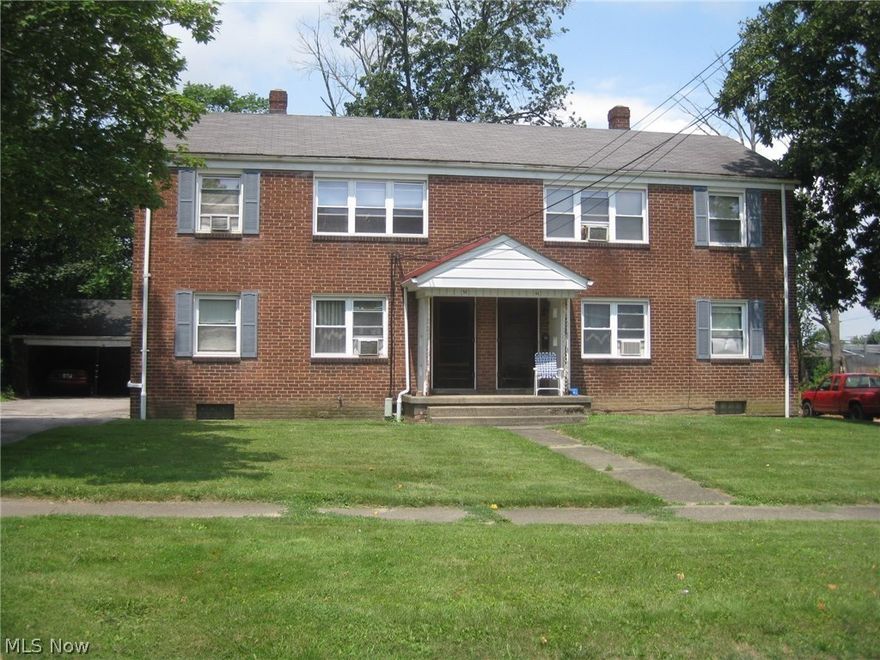 Fully rented at below market rents.  Tenants pay all utilities including water/sewer.  Owner pays very minimal public meter electric.  Furnaces were all replaced around 5 yrs. ago.  Units are dated but in fairly decent condition.  Could use some painting and updates, including elec. service, breaker panels and increased amperage, but not necessary.  Entirely brick  bldg makes minimal maintenance of exterior.   Original windows were replaced.  Will likely need roof replaced within next five years.