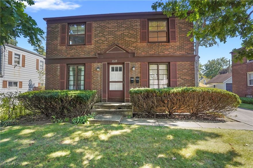 Solid brick duplex in desirable Cuyahoga Falls location off of Broad Blvd. Each level is charming with hardwood floors, 2 bedrooms and 1 bath. The living and dining are one large 23 x 11 room.  The bedrooms are 13 x 11 and 12 x 10  Tenant pays all utilities. Full basement is shared but laundry hook ups are separated.  There is a detached two car garage. Falls residents pay the City for their electric, water, sewer and trash which is typically 30% less than other communities. Cuyahoga Falls is a wonderful community to live in with parks, a water park, a fitness center,  the Cuyahoga River and several newly developed areas with shopping and restaurants.