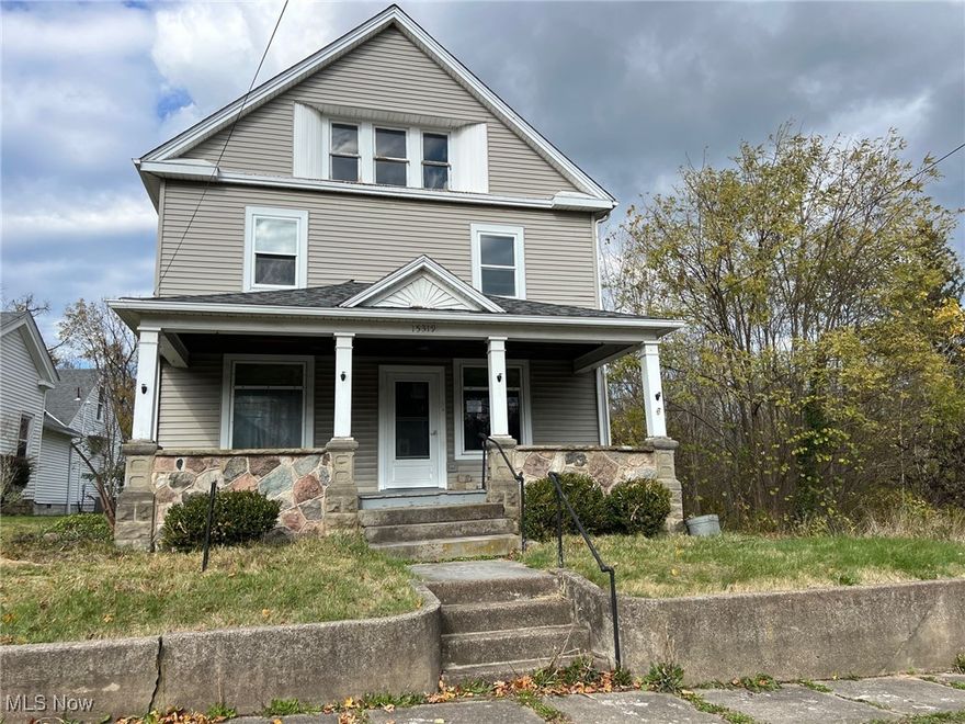 Large 5-bedroom Colonial with tons of character.   Beautiful wood floors, woodwork and wood stairs.  Open foyer leading to living room, formal dining room and 1st floor bedroom.  Kitchen with pass thru cabinets leading to dining room. 4 bedrooms upstairs and a full walk-up attic (unfinished).    Front porch and large yard.  Includes 2 parcels.  Deep Lot.  Tons of possibilities.  Call for your private showing today.
