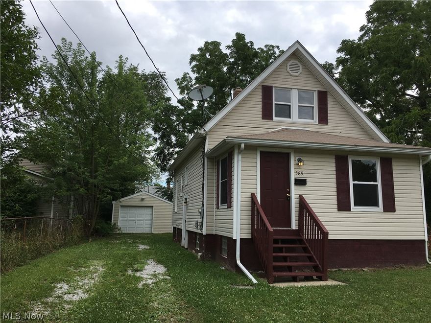 Newly updated 3 bedroom home! Brand new carpet and updates throughout. This home comes with a clean large full basement, washer & dryer hookup, refrigerator, oven, dishwasher hookup, one car garage, fenced yard, private deck, and enclosed porch. Everything you need is right here. Tenant would be responsible for all utilities. One bedroom is small, roughly 8x10. No section 8 / vouchers