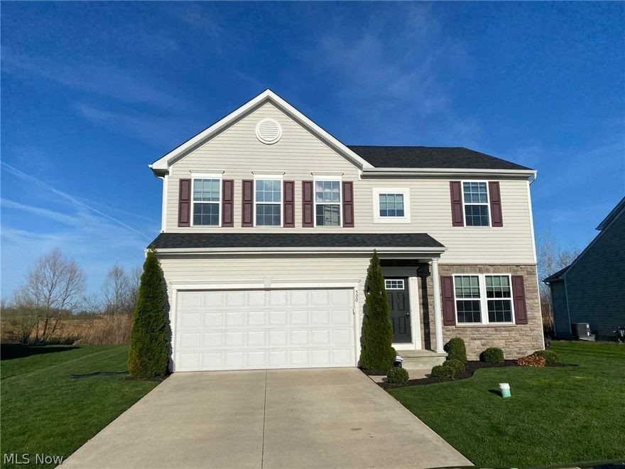 2005 built colonial with 4 bedroom 2.5 bath home is the desired Heisley Park Development! Freshly painted throughout and new carpet throughout! This home won't last long!