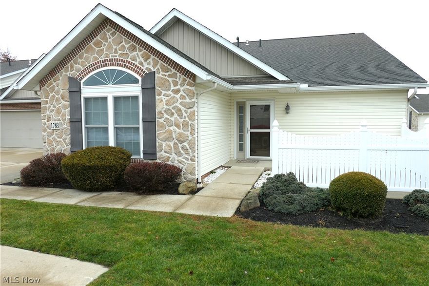 This well maintained 2 Bedroom Weaver built home is ready for you with newer paint and clean carpet.  All 5 Major Appliances stay with the home for the next owner.  Home has a First floor laundry, Master Suite with a full bath, two sinks and a huge walk-in closet.  The gas log fireplace in the Great Room (which also has vaulted ceilings) is a nice place to spend time in the Ohio Winters.  This home is priced right from the get-go so please don't hesitate to view it or you could even miss it.