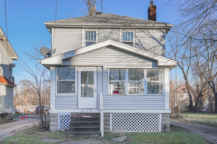 Property Back on the Market due to no fault of the seller.. Buyer unable to do any repairs. Selling as is

Newly renovated single-family home on East 110th Street in Cleveland is ready for you and your family!  A beautifully bright lit sunroom welcomes you directly into the living room which features an open staircase and gas fireplace. The character and charm continues through the dining room and into the kitchen. There is access to the basement and a mudroom off of the kitchen. Upstairs, you will find three bedrooms and a full bathroom that features fresh fixtures. The large backyard is perfect for barbecues or a playset. This home is a perfect investment.