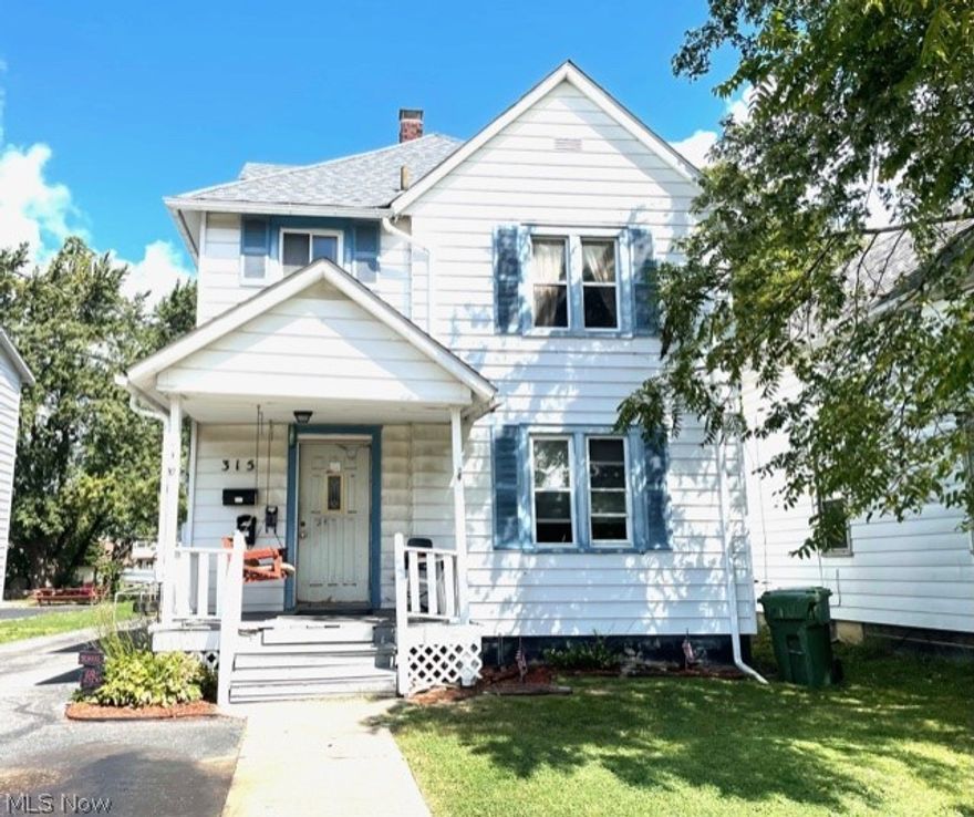 Don't miss out on this 3-unit income investment property in Fairport Harbor, with 2 units already occupied by longtime residents!  Front upper unit is available. 
Each unit includes a large eat-in kitchen, and living room space.  Back occupied unit includes 2, possible 3 bedrooms, 2full bathrooms and full unfinished basement.  Spacious backyard provides plenty of room for outdoor entertaining.  Newer roof.  Located near beautiful Fairport Harbor Beach, Lighthouse, and shopping.