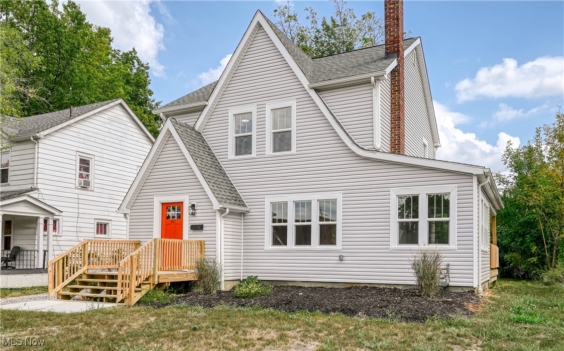 Wow! Stunning & Completely Renovated!
Every bit of this home has been beautifully updated--- NEW windows, roof, furnace, exterior, covered porch, plumbing, flooring, electric panel, kitchen, bathrooms, lighting, and fresh paint throughout. Truly move-in ready, this home is a showstopper!
As you step onto the brand-new front porch, imagine sipping your morning coffee while enjoying the charm of West Akron. Inside, you'll be welcomed by an incredible open floor plan- perfect for both everyday living and entertaining. The spacious 22'x12' living room features a cozy fireplace with classic glass-paneled built-ins, while the sun-drenched sunroom flows seamlessly onto the brand-new covered back porch, a dream spot for gatherings or just a quiet spot just to relax.
The bright, open eat-in kitchen is ready for your culinary adventures, paired with a large dining room and convenient half bath on the main level. Upstairs, you'll find three spacious bedrooms and a beautifully remodeled full bath, providing comfort and style for the whole household.
This home truly has it all-- spacious, stylish, and completely updated - plus the peace of mind of a 1-year home warranty and the potential 15 year tax abatement.
Don't miss your chance to make this beautiful home in wonderful West Akron yours