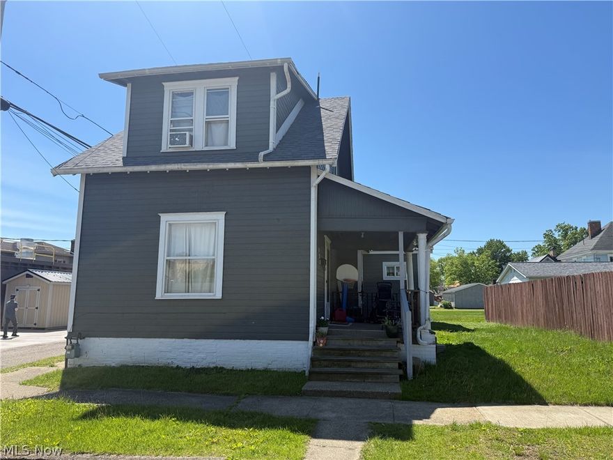 2-3 Bedroom 2 story home with some major upgrades.  Including new roof, furnace, hot water tank.  Home features first floors laundry, 1/2 bath and possible first floor bedroom with minimal construction.  Alley bound lot with off street and easy kept yard.  great for first time homeowner or investor. 2–3 bedroom, 2-story home with several major updates already completed, including a newer roof, furnace, and hot water tank. The main level offers first-floor laundry, a half bath, and the potential for a first-floor bedroom with minimal construction. Situated on an alley-bound lot with off-street parking and an easy-to-maintain yard. A great option for a first-time homebuyer or investor.