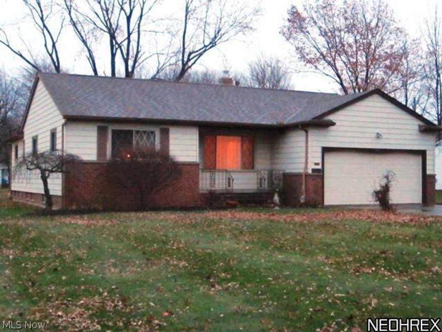 Welcome to this well-cared for sprawling Ranch located in a sought after  community! Enter into the tiled Foyer and continue into the spacious 20' Living Room. The open Eat-in Kitchen offers loads of cabinetry space, a Dining area and leads to the large Family Room that gleams with an abundance of natural sunlight. The Family Room grants you access to the covered Patio and beautiful park-like Backyard with mature trees. You will also find a spacious Master Bedroom with a private Master Bathroom along with 2   additional Bedrooms and a Full Bathroom. Beautiful hardwood floors can be found underneath the carpeting in the Living Room and Bedrooms. Venture down to the Lower Level Recreation Room that is just awaiting your finishing touches and offers bar, a workshop area and loads of additional storage space. Newer updates to the property include: roof, hot water tank and many more. The seller is also offering a home warranty.  This truly is a Must See CALL TODAY!