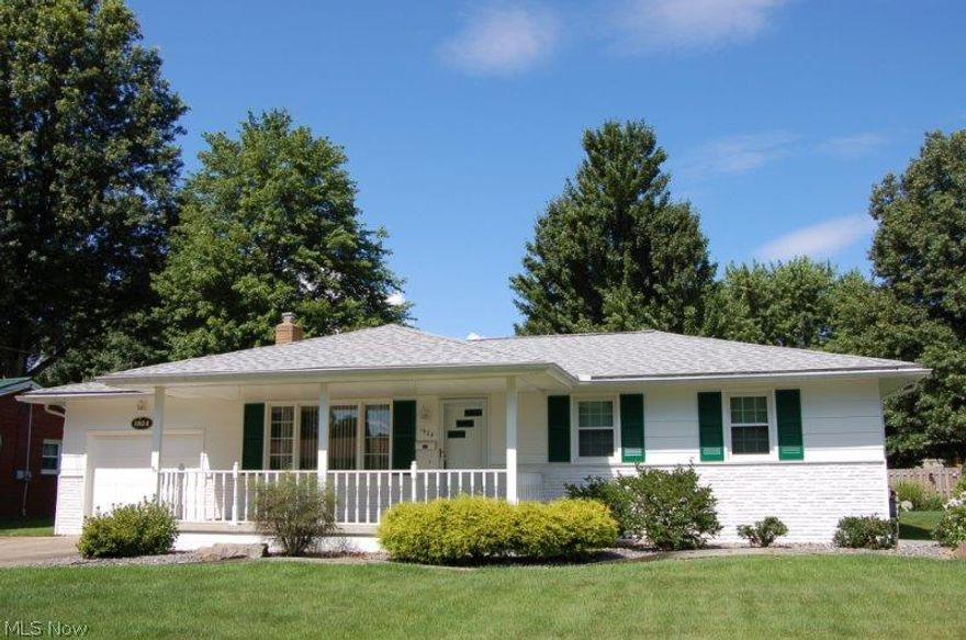 WOW!  Perfect, neat, clean ready to move into.  Spacious living room with newer carpet, large kitchen with newer appliances.  Bath room has been updated. Three nice bedroms with newer carpet (hardwood under).  Newer roof, siding, windows, front porch, furnace and C/A.  New water softener.  Nice yard.  Everyting is done in this ranch.  Perfect for 1st time buyer and empty nesters.  Won't last.  Immediate possession.