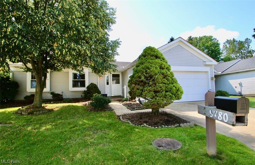 Well Maintained Ranch Condo in sought after Concord Twp. with Mentor schools * 3 Bedrooms, 2 Full Bathrooms * 2 car attached garage * Sunroom with lots of windows and slider to access yard * Sunroom is a great place to relax in evenings * Great floor plan! * Living and dining room are spacious * Corner lot for extra space * Large main bedroom with plenty of closet space * Relax in the manicured back yard * Come check it out! * Call for an appointment today!