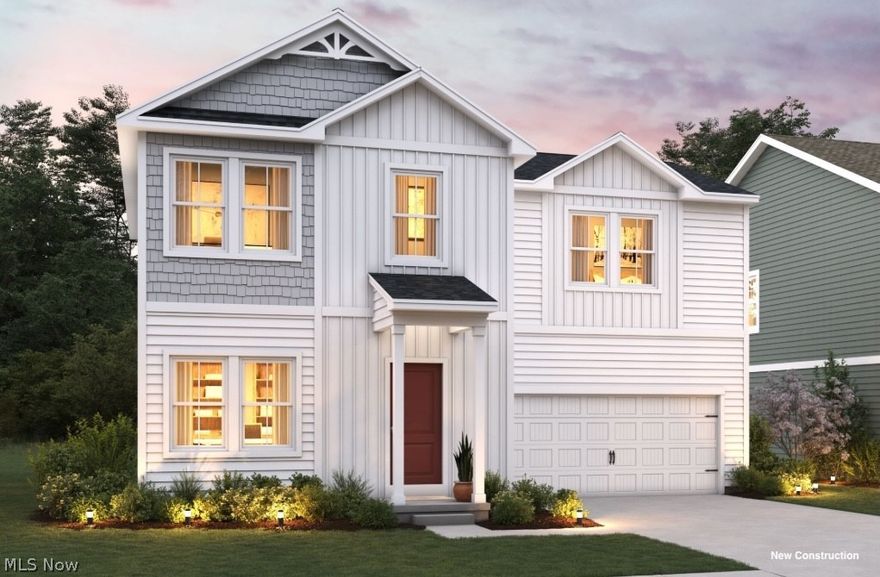 Welcome to Booth Farm, a stunning community of new homes for sale in Perry Village, Ohio. Nestled in a scenic, park-like setting in the sought-after Perry Village School District, these single-family new-construction homes offer the perfect blend of modern construction and timeless charm with up to 5 beds, 3 baths, and 2,486 sq. ft. Choose from three interior Looks for designer-curated style in your new home. Each of our single-family new-construction homes in Perry Village are a testament to exceptional quality and craftsmanship, offering Farmhouse, Loft, and Elements Looks for cohesive, designer-curated finishes, ensuring an inviting and comfortable living space tailored to your preferences. Offered By: K. Hovnanian at Booth Farm, LLC The Forsythia offers: Efficient kitchen featuring gray cabinetry & pendant lighting. Vast center island, perfect for prepping meals & serving. Connected dining area & great room create seamless flow for hosting. Tranquil primary suite & bath with generous walk-in closet. Functional laundry room located on second floor for added convenience. Attached 2-car garage for vehicles & tools.