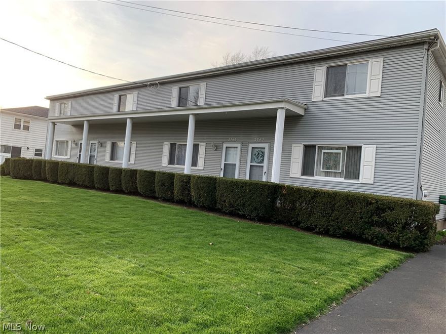 You do not want to miss the chance to rent this freshly updated unit! Modern kitchen with new fridge, range and dishwasher. Updated floors throughout the first floor and brand new carpet upstairs. Washer and dryer hook up in the basement. One garage space available with unit. This beautifully maintained quadplex is ready for you to move in! Owner takes care of lawn care, snow removal, water and trash services. No Section 8. No pets. No smoking. All adult occupants must apply online for a credit, criminal and eviction history as well as income verification. $50 app fee per adult applicant.