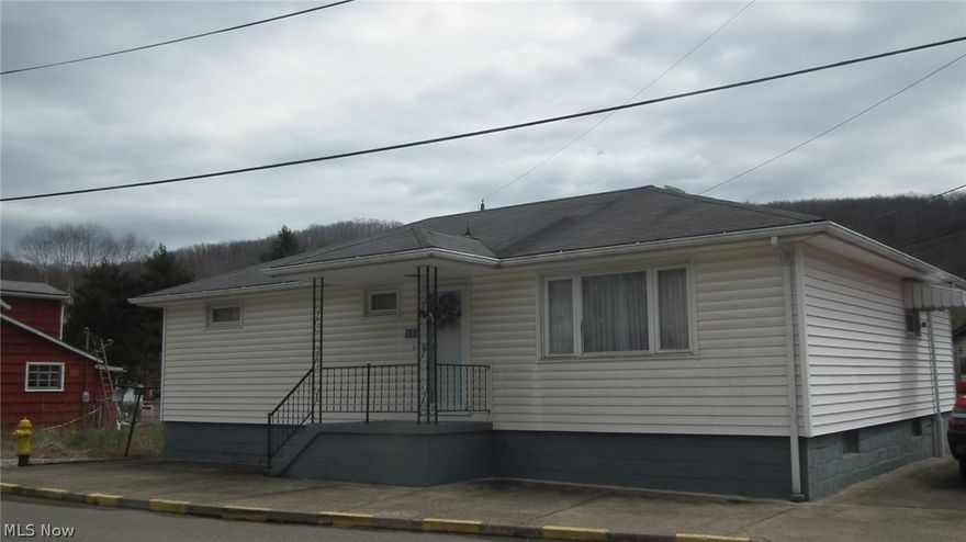 Nice ranch home located in Dillonvale. The home has 3 bedrooms, 2 full baths, and a 2 car detached garage.