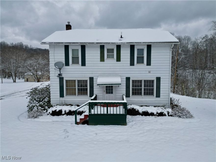 Discover the perfect blend of riverfront living and peaceful country charm with this unique Muskingum County property! Situated on 3.37 acres across two parcels, this beautiful home offers both a stunning yard with mature landscaping and a separate river lot directly across the road—complete with a shelter house and attached storage area ideal for camping, fishing, or boating supplies.
Inside, the home features 4 bedrooms and 2 full baths, offering plenty of space for everyday living or hosting guests. As you enter from the freshly painted back deck, you’ll find a welcoming additional family room, perfect for a cozy second living space, playroom, or home office. Recent mechanical updates include a new HVAC system in 2018, hot water tank in 2023, and a new water pump for the well in 2022, providing peace of mind for years to come. Outside, the property truly shines with multiple outbuildings and usable space. The 24x32 barn features a 32x32 lean-to, electric, and a water spigot—ideal for hobbies, equipment storage, or small livestock. A 12x10 storage shed adds even more convenience. The 2-car detached garage boasts high ceilings, water, electric, and blown-in insulation, making it perfect for vehicles, a workshop, or recreational storage. A new front porch installed in Spring 2025 adds a fresh, welcoming touch to the exterior. Located in the highly desirable Franklin Local School District, this property offers riverfront enjoyment, great outdoor space, multiple outbuildings, and a well-maintained home—all in one rare package.
Don’t miss your chance to own a slice of riverfront paradise—schedule your private showing today!