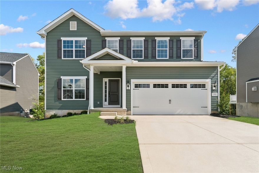 his beautiful Brantwood with a Morning Room floor plan is located in our Forest Lakes Community in Green, OH. You can access I-77 in just a few minutes. Market District Giant Eagle is just a minute away. Pav's Creamery is across the street. This community has a walking trail and a playground area for kids. This home is on a walkout lot and we installed Trex decking with stairs. Lawn and landscaping is also installed. All you have to do is move-in. Home will be finished at the end of August. Ask about our amazing incentives!
