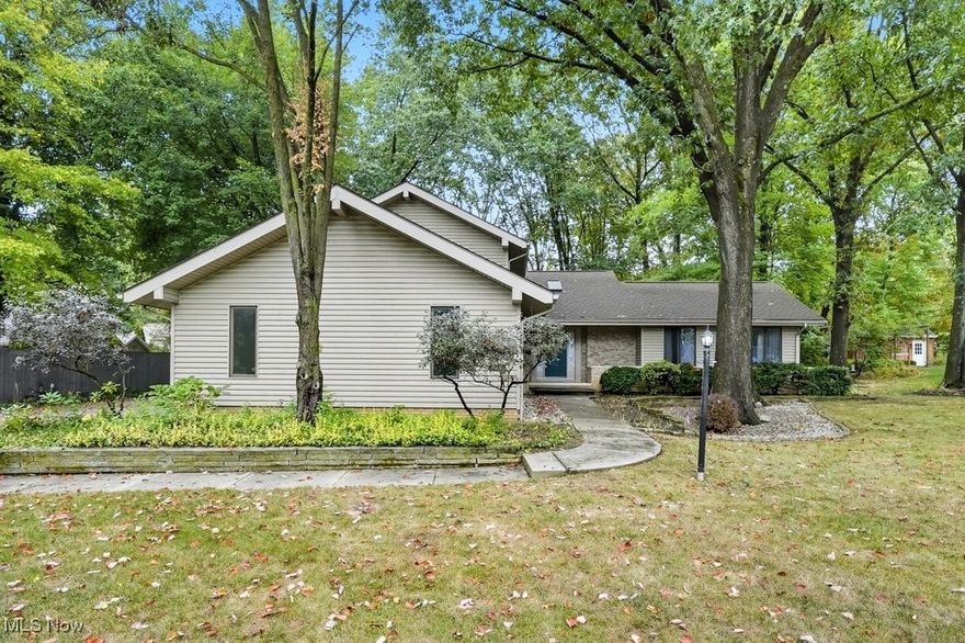 Welcome to this beautiful home that blends classic charm with modern living! 4 bedrooms and 3 full baths, this home offers an open, flowing floor plan. Perfect for both everyday comfort and entertaining. Main floor bedroom is ideal for guests or multigenerational living. The full bath with walk-in shower is just steps away. There are 3 additional bedrooms upstairs including the primary bedroom with a full bath and a walk-in shower and 2 closets. There is also a second full bath with double sinks and a bathtub. Enjoy beautiful Parquet floors in the entry and dining areas, a cozy family room with built in bookcases and gas fireplace. A bright and airy kitchen with all the appliances included. The family room opens to a patio via sliding doors and the den walks out to a covered porch creating 2 distinct outdoor relaxation areas. The lush yard with shed is perfect for gardening. There is a first-floor laundry room. An attached 2 car garage with new garage door. The full basement has so much potential to finish and was professionally waterproofed by Ohio State Water proofing. New furnace and central air 2020. Roof 2019.