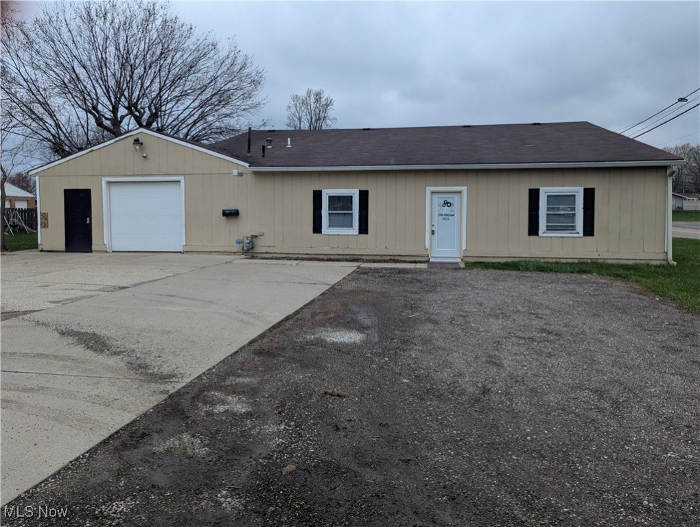 4650sqft Building with approx. 600sqft in office area and 3050sqft in warehouse space. Lease price is $1800/month. Owner responsible for exterior maintenance and Tenant is responsible for interior mechanics and utilities. 3 phase electric, 2 gas furnaces and 2 A/C units, and 2 baths. Approx. utilities, $200 for electric and $350 for gas.