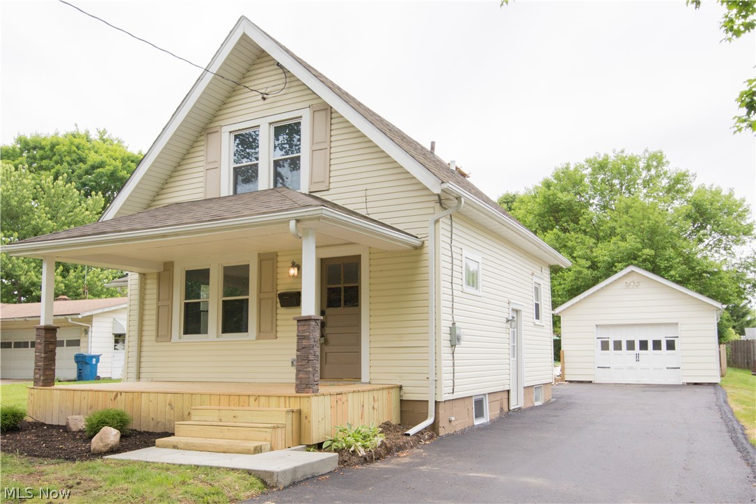 This completely remodeled Cape Cod home will not disappoint! Located just steps from Sippo Lake and in Perry Local School District. The home features a first floor master with a new full bath. Upstairs you'll find 2 additional bedrooms with a full bath. The Great room is so cozy and has an electric fireplace. Updated kitchen featuring new cabinets, granite counter tops & new appliances. Outside you'll find a new concrete patio and fenced in backyard- great for kids and/or pets! Adorable front porch for your morning coffee! You don't have to do a thing but move right in! Other updates include an all new HVAC, electric, plumbing, hot water tank, flooring, and newly paved driveway. Transferable 10 year warranty on HVAC