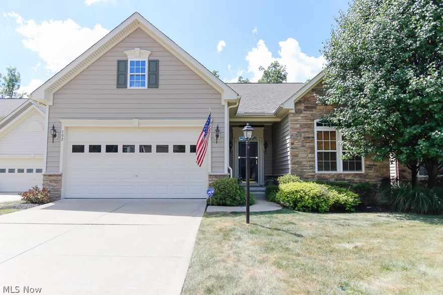 ACTIVE LIFESTYLE COMMUNITY - OVER 3,000 Square Feet of living space on a lot that BACKS TO THE WOODS! Enjoy the BEST of BOTH WORLDS! 792 Willow Creek Drive is a maintenance-free community - similar to a condo community, but you actually have a free-standing home – no shared party walls! This spacious cluster home features an open floor plan and has tasteful, neutral décor throughout. The first floor features an open Kitchen with center island and granite counter tops and a Great Room concept with Dining Room, as well as a first floor Master Suite, Office, Bedroom, Full Bathroom, Laundry Room and access to the attached garage. *The FIRST FLOOR Master Suite is complete with Bedroom, Full Bath, and Walk-in Closet. Upstairs are two more Bedrooms and another Full Bath. The home also has a finished WALK-OUT LOWER LEVEL with an unfinished side for storage that also has ROUGH PLUMBING for an additional bathroom that could be added. There is a brick paver patio off of the lower level and a main