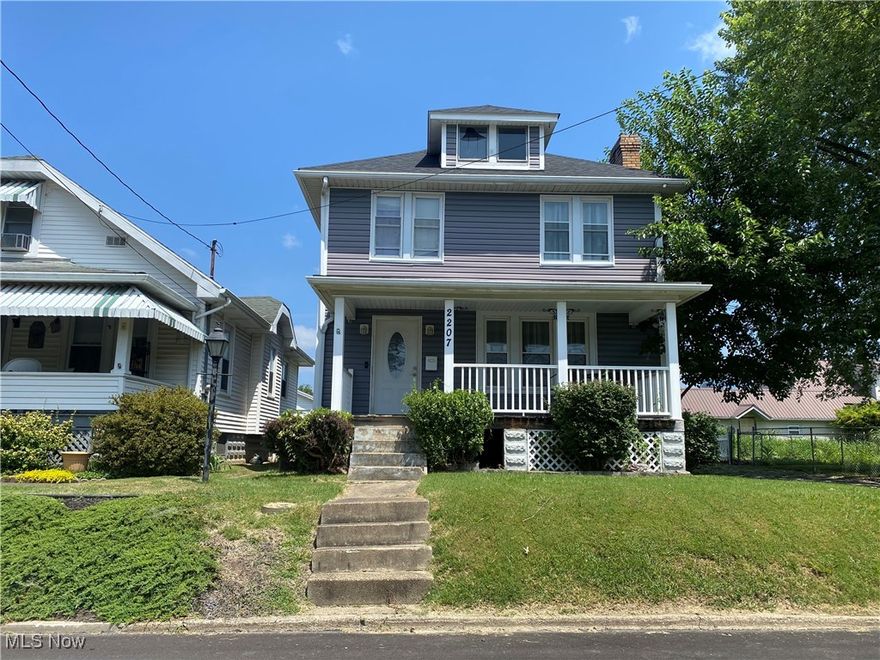 Location, Location, Location...........Close to the City Park, Schools and Shopping. I'm sure you have decorating talents waiting to show their creative flair and this is the perfect home in which to begin. Seller's updates of vinyl siding, HVAC, replacement windows and updated kitchen cabinets, as part of the open floor concept of the kitchen and dining area, which has a newer French door opening into a fenced backyard, circa 2012.  Roof replaced June, 2025. Seller will soon be replacing the back porch. leaving a clean slate for you to create your own outdoor private space. 24' x 24' concrete parking area accessible from the alleyway. Remember.....fresh paint, new carpeting, mirrors and pictures will transform this vacant house into your comfortable and cozy home.