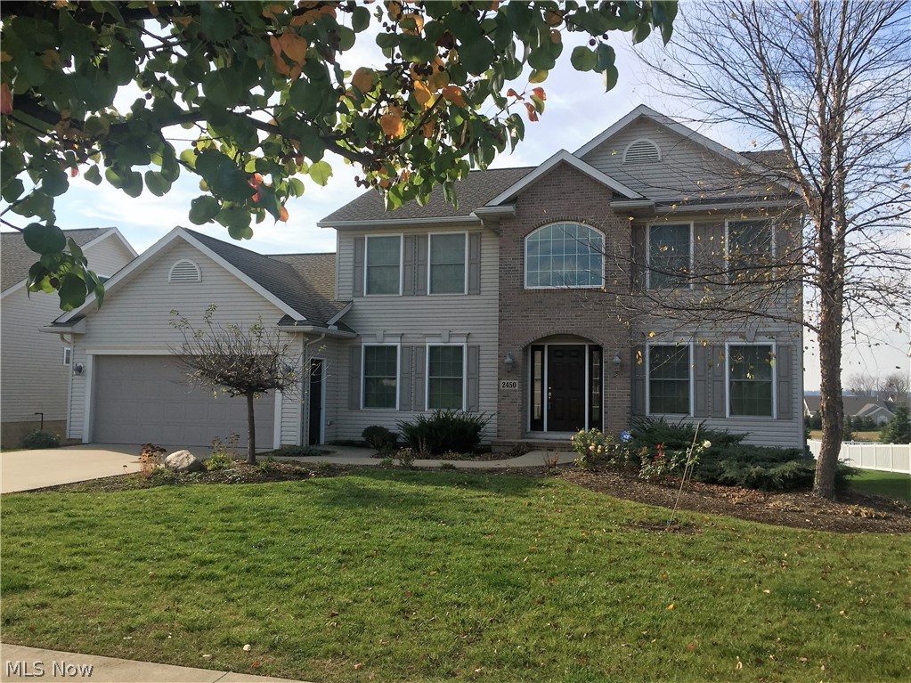 Stunning colonial 4 bedroom home located in the desirable community of Fairfield. You are welcomed by a grand two-story foyer that leads into a large kitchen with an island and pantry. The family room is open with vaulted ceilings and a gas fireplace. The main living area is completed with a den/office, formal living and dining area. All four bedrooms are conveniently located upstairs. The home is neutrally decorated and offers plenty of storage. The lower level is above grade with large windows, and plumbed for an additional bathroom when you are ready to expand.