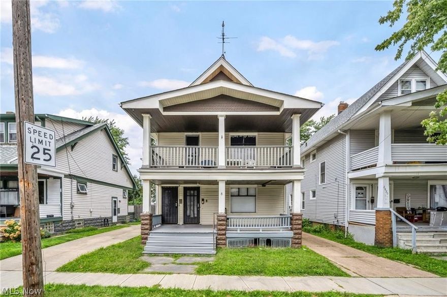 Opportunity knocks in the burgeoning Old Brooklyn neighborhood! Fully occupied (tenants MTM) duplex w/ BRAND NEW ROOF (2025), 2 newer furnaces (2022 + 2025), younger HWT (2022), and 2 car detached garage. Both units are 2 bed/1 full bath w/ kitchen, dedicated dining room, and living space. Shared basement for laundry and extra storage. Bottom unit tenant is currently paying $1,259/mo. through Section 8. Upper unit tenant pays $875/mo. in cash. Both tenants consistently pay rent on time and maintain their respective units. Professionally managed and LEAD SAFE CERTIFIED. Old Brooklyn is a solid Cleveland neighborhood w/ tons of upside and is poised for growth over the coming years...Now is your chance to own a piece of it! **no wholesalers or seller financing**
