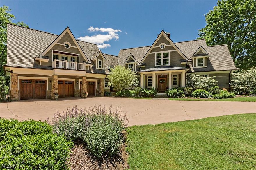 Lake Auction Services Auction (Not a Live In-Person Auction). Published List Price is the "Suggested Starting Bid" and not a "Reserve Price". No Extra Buyer's Fees. Submit Offers Now because the Seller can Sell before the Auction Date. Incredible estate on almost 14 breathtaking acres. Boasting a 2-story great room with an antique barn-stone fireplace & hand-carved vaulted ceilings opens to one of many outdoor entertaining spaces. Gourmet chef’s kitchen with walnut island, soapstone countertops, & Sub-Zero/Wolf appliances. 1st floor master suite includes den with fireplace, private terrace overlooking pond, & an ensuite bath with an infinity soaking tub, glass shower, marble counters, & heated floors. Two laundry areas conveniently located on the 1st & 2nd levels. Upstairs has 3 additional bedrooms w/ walk-in closets, 2 bathrooms, an additional living room, and full guest/in law suite featuring kitchen, bedroom, bathroom, living room, loft, & terrace. Lower level living room with oak floors, stone fireplace & temper-controlled wine cellar with antique warehouse door, full bathroom, workout room, craft room & recreational room. Bluestone patio and outdoor firepit as well as a fully stocked pond, tree house and zip line for those private nights on your own private oasis!