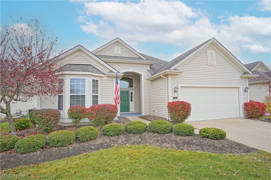 Don't miss out on this Stonebridge Crossing beauty! The spacious foyer entry, with gleaming hardwood flooring, welcomes you as you walk into the great room with soaring ceilings, and a beautiful fireplace creating an unforgettable atmosphere. The open concept offers plenty of space for entertaining and gatherings. The kitchen offers custom cabinetry, granite countertops, and a stainless steel sink. Connected to the kitchen is a bright morning room with an extra dining area and sitting room. The deck has been freshly painted with a retractable awning you'll be able to enjoy the pleasant water view. The spacious, secluded master bedroom suite has vaulted ceilings and a master bath with a soaking tub, his and her sinks, and a large walk-in closet. The first-floor laundry offers built-in cabinetry, a laundry sink, and a coat closet. This one won't last long! Make sure to set up your private showing today!