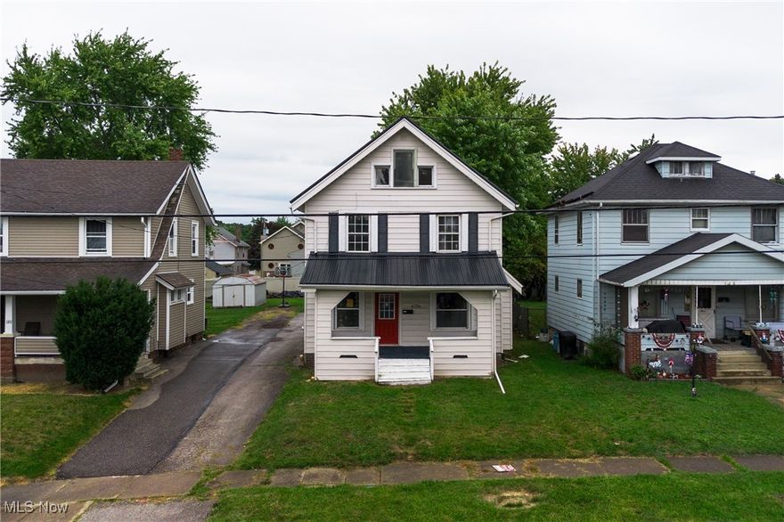 Come and take a look at this spacious home in Girard. The large kitchen is equipped with hardwood flooring, white cabinetry, and an extra dining area. The traditional dining room is large and also equipped with hardwood flooring. The main floor bathroom has hardwood floors, a white vanity, and a tile shower. The spacious living room has carpeted flooring, and there's tall ceilings throughout the entire main floor. The upstairs bathroom has tile floors and a white vanity. Carpeted flooring throughout the upstairs bedrooms. The 3rd floor has a finished bedroom and an extra finished room that could be used as a hangout area, or whatever your creative mind can think up! The large front porch is perfect for an outside hangout area or eating area for grilling. The sunroom on the second floor could be converted into a 4th bedroom, and there's plenty of storage area in the basement. Come and make this your home today!