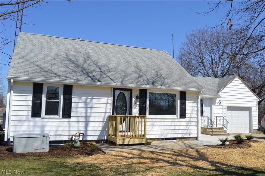 Welcome to 505 Fohl Rd.  Just move right in!  This is a fully remodeled 3 bedroom bungalow on .50 acres.  The updates include: kitchen cabinets and counters, stainless steel appliances, lighting, interior doors, flooring, vinyl double hung windows, shutters, exterior and storm doors, garage door, back deck, front porch, landscaping, concrete walk, waterproofed foundation, copper plumbing, water heater.  This home also has a whole house generator.  Call today to schedule a showing.