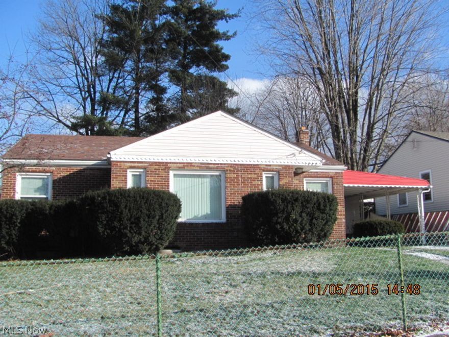 This 3 bedroom, 1 bath, full basement ranch needs very little to make it your home.  It is close to shopping, restaurants, and interstate highway access.