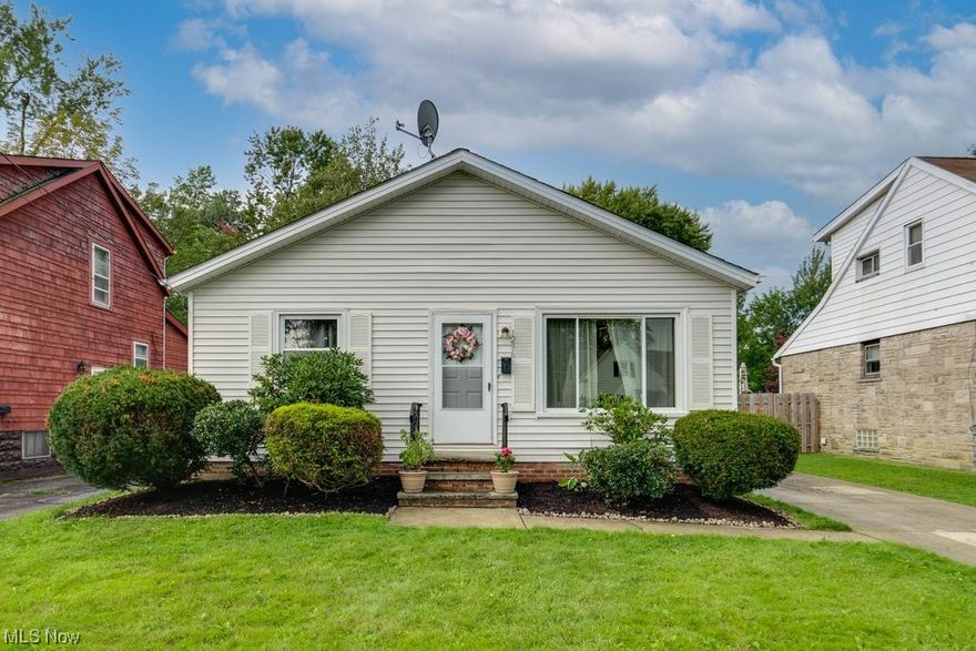 Nestled in the heart of Mayfield Hts, this is an exceptional opportunity to own a charming 3-bed, 1-bath home that embodies comfort, convenience, and creative potential. This well-kept residence is not just a house; it's a canvas of memories waiting to be painted.

The beautiful curb appeal immediately captures your attention and sets the tone for what's to come.

Step inside, and you're greeted by a warm and inviting atmosphere. The cozy living room offers the perfect space to relax or entertain with abundant natural light. The kitchen is designed for efficiency & style with ample cabinetry providing plenty of storage, while the layout ensures that meal preparation is a breeze. Imagine preparing favorite dishes while chatting with friends or family at the adjacent dining area.

This home isn't just about its interior—it offers a lifestyle. The incredible new garage leads to many possibilities. Transform it into your dream studio, where artistic pursuits come to life or use it as a versatile workshop, providing the space you need to bring your projects to fruition.

Beyond the property itself, the location adds another layer of appeal. Proximity to major freeways ensures easy commuting, while nearby shopping and dining options cater to your everyday needs. 

This home is waiting to be filled with laughter, shared meals, and unforgettable memories. Don't miss the chance to make it yours where comfort & creativity intersect. Your dream lifestyle starts here.