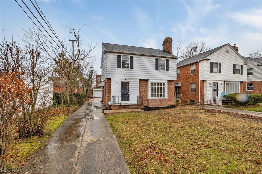 Welcome to 3566 Tolland Rd., a 3 bedroom brick and aluminum sided colonial with natural hardwood floors. The entire first, second floor, and basement have all been repainted and there are brand new blinds on most every window. The large living room has great natural light and a nice gas fireplace. The kitchen features a brand new wood floor and all new stainless appliances. The half bath off of the kitchen has a new floor and updated plumbing. Moving to the upstairs, 2 of the bedrooms feature new carpet and paint. The full bath has a new toilet, vanity, and sink. There are also new fixtures in the shower and sink and new lighting. The basement has freshly painted new drywall, new carpet, and will make a great extra room, partially finished basement, or work out area. There is a covered porch off the dining room, and it leads to a partially fenced yard and a newly painted two car garage with concrete driveway. Located just blocks away from shops, and only minutes from schools, parks, and the popular Van Aken district. Public transportation is a short walk away. Don't miss out on this incredible value! Motivated Seller
-Seller to credit Buyer(s) for POS Violation, up to the quote Seller received.-