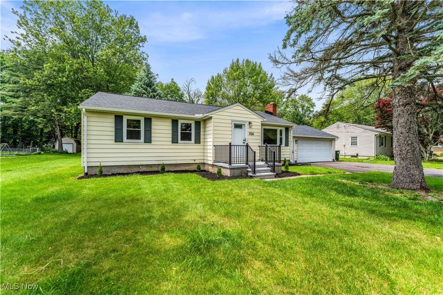 Welcome home to this beautifully updated ranch in scenic Amherst! This home offers the perfect blend of charm, comfort and modern amenities. It boasts over 1,700 total square feet of finished living space (1,158 sqft on the main level and 581 sqft in the finished basement) and is move-in ready! 

Step inside to find fresh paint throughout, gleaming refinished hardwood floors, and stylish new fixtures throughout. The completely renovated kitchen is a standout, featuring brand-new cabinets, granite countertops, and a full suite of stainless steel appliances including a dishwasher, stove, microwave, and refrigerator. 

The bathroom has also been fully updated with a new subway tile tub surround, modern vanity, chic tile flooring in a smoky slate gray and sleek black fixtures. Downstairs, the finished basement adds valuable living space with a large rec room and a spacious fourth bedroom—perfect for guests, a home office, or additional living space. Fresh paint, LVP flooring, brand new fixtures and recessed lighting ensure this space is the perfect complement to the main floor! 

Major mechanical updates provide peace of mind for years to come: new furnace and AC, new hot water tank, updated electrical throughout, and a brand-new roof. Vinyl replacement windows and aluminum siding enhance energy efficiency and curb appeal, while the brand-new driveway leads to an oversized 2.5-car attached garage—great for storage, vehicles, or a workshop.

Enjoy the outdoors in the large backyard, complete with a storage shed for all your gardening or hobby needs. Whether you're a first-time buyer or simply looking for a turnkey home with tasteful upgrades, this ranch checks all the boxes. Located in a great area of Amherst, it’s surrounded by parks and picturesque beauty, but still minutes from the highway, close to restaurants and more! Don’t miss your opportunity to own this beautiful home!