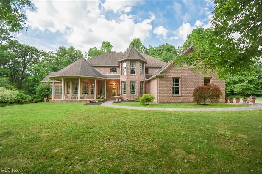 Welcome to 2754 Arabian Dr, a remarkable all-brick home custom-built by the renowned Sudon Brothers. This home is beautifully tucked away on a serene 2.38 acre wooded lot, providing an atmosphere of tranquility. As you step inside, you're greeted by high vaulted ceilings and a stream of natural light that showcases the impressive oak woodwork and spacious open floor plan. The heart of this home is undoubtedly the expansive kitchen with its large island, providing a perfect space for culinary creations and social gatherings. Adjacent to the kitchen is the living area, seamlessly extending into a sun-drenched Florida room that offers panoramic views of the beautiful property. The main level also accommodates a relaxing master suite with a jetted tub, a dedicated office space, a conveniently located laundry room, and even a half bath. As you venture upstairs, a cozy reading nook and three additional spacious bedrooms await, including a second luxurious master suite. The partially finished walkout basement and a 3-car attached garage further enhance the practical appeal of this residence. Outdoors, the private patio nestled within the lush woodland offers a serene retreat. Experience the harmonious blend of craftsmanship, thoughtful design, and the tranquility of nature at 2754 Arabian Dr. Call today to schedule a showing!