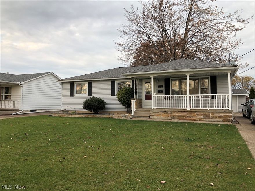 Situated in a quiet neighborhood on the west side of Lorain this ranch home is priced to sell!  This home is perfect for the first time buyer.  The house is close to shopping, grocery stores and the new Lorain High School. The basement is partially finished and can be used as an additional bedroom.  The remainder of the basement is open and roomy and contains a toilet and is plumbed for an additional shower.  The newer high efficiency furnace will keep you warm on those cold winter nights.  The house has a newer roof (5 years old) and newer windows.  The house includes a pull down access to the attic with stairs for extra storage.  All appliances stay.