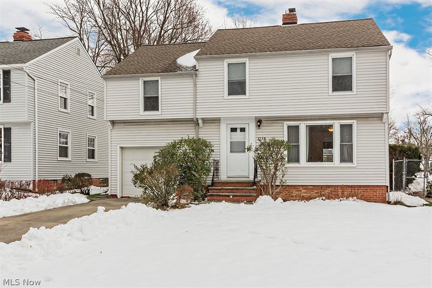 Great location on cul-de-sac street! Lots of living space here! 22x19 first floor family room with fireplace. 4 bedrooms. Living room with fireplace, formal dining room. Divided basement with fireplace. Vinyl siding. Most windows are replacement. Spacious backyard. Enjoy great Lyndhurst amenities nearby, park, playground, pool, community center. No thru traffic on street, yet convenient to main roads and shopping. Needs updating.