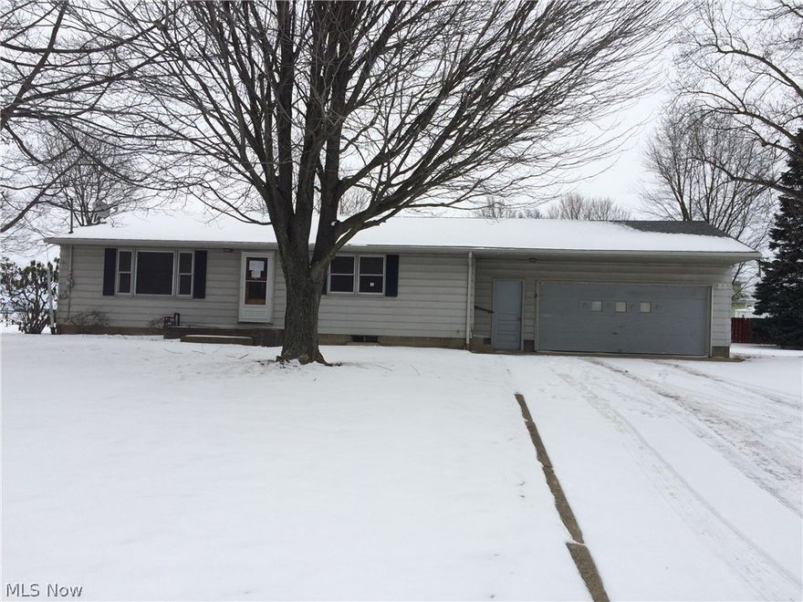Case #412-592034: HUD Homes are sold AS-IS. Ask agent for details and instructions to place a bid. This 3 bedroom 1 bath ranch is waiting for you to make it your own. Located just outside of Wooster City limits but close enough to everything imaginable. This home has plenty of room for you. The home needs some cosmetic repairs like painting, carpet and some drywall repairs. The basement is unfinished but big enough to store whatever. All of this is sets on nearly 1/2 acre. Check this one out before it is gone.