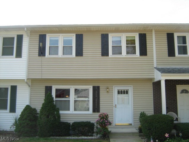 Great place to call home! Well-cared for 3 BR/1.5 BA Townhouse, sliders to private patio, 2 car attached garage, full basement, storage space galore! Vinyl replacement windows, dual filter water system, pool and clubhouse. Very convenient to I-77, Akron-Canton airport, 3 golf courses, shopping and restaurants. "Other" is patio. Entertainment center, living room chair, new twin bed, dehumidifier, Deacon's bench, etc. can stay if desired.