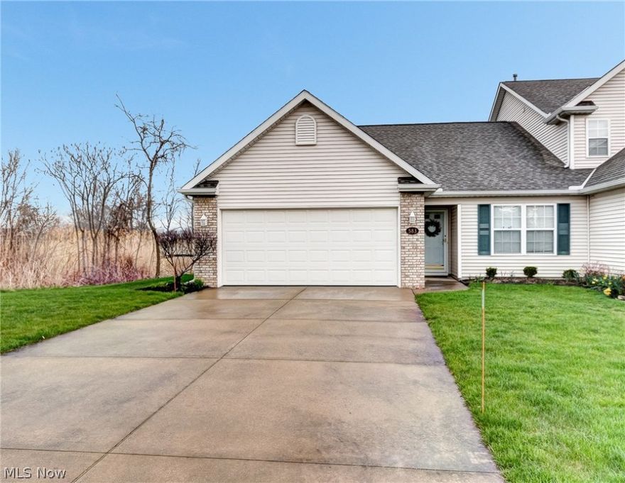 This Hidden Harbor gem is ready for your personal touches.  Step right into this ranch condo with open floor plan design. Kitchen has plenty of cabinetry and counter space which makes entertaining large groups or intimate gatherings a breeze.  The greatroom is vaulted with a gas fireplace and patio doors that lead to a patio area overlooking the water front channel front with year round views and personal dock space available.  The master bedroom has additional patio doors, private bathroom with shower and walk in closet.  First floor mudroom and laundry room attach to the two car garage. Located with more privacy then most the other condos in development, this is a must see.  Welcome Home!