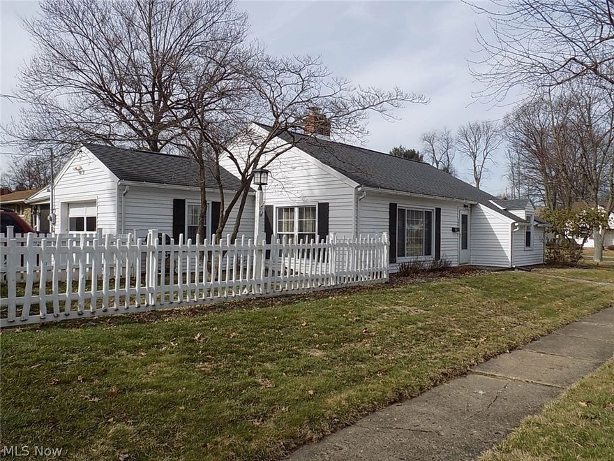 Great 3 Bedroom Ranch home situated on a corner lot in Jackson Township.  Lots of charm and character.  Living Room with Fireplace.  Screened in porch in the back.  Partial fenced in yard.   Attached garage.