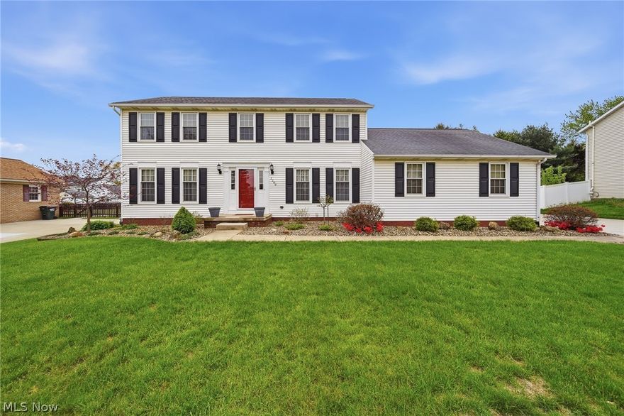 Awesome two-story home that has been meticulously maintained! Ideally located in Bob-O-Link Estates within North Canton City Schools, this property offers 4 bedrooms and 2.5 bathrooms with approximately 2,472 +/- sq ft, including a versatile lower-level flex space. The home features abundant natural light and neutral décor throughout, creating a bright and inviting atmosphere. Step outside to enjoy the fenced-in backyard and spacious deck—perfect for summer BBQs and entertaining. A true blank canvas ready for your personal touches to turn this house into your home. Public utilities for added convenience.