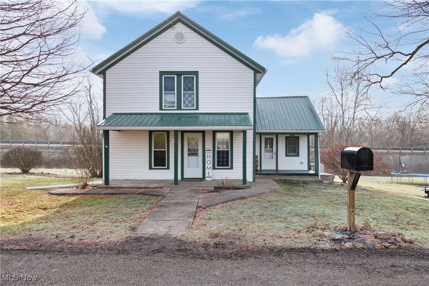 Welcome home to this charming 2-story home sitting on over 4 acres! This well-maintained home boasts 3 bedrooms and 2 full bathrooms, along with a detached 2-car garage. Step inside the home and find a main floor with an eat-in kitchen, living room, full bathroom, and master bedroom with an en-suite full bathroom. Upstairs, you will find two additional bedrooms and a spacious multi-purpose landing space that can be used as an extra bedroom, playroom, office, or other space. The full basement offers plenty of storage as well as a space for a washer and dryer, and access to the outside. The detached two-gar garage found across the street has plenty of space for your vehicles, along with additional parking. With over 4 acres to explore, grow, and expand, this property has much potential! Do not miss your chance to see this home!

Owner updates: added dishwasher; stove and refrigerator 2022; added master bedroom and bathroom 2022; furnace Dec 2025; basement walls sealed 2025; well & septic serviced yearly; ductworked serviced regularly