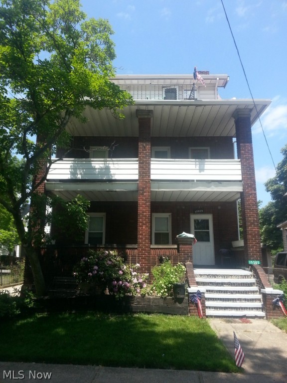 All brick multi-family colonial. Gorgeous wood trim and staircases, solid wood floors and lots of storage areas, three units all with two bedrooms, full baths and large eat in kitchen areas, large living areas and charming porches. Waterproofed basement and storage space, gorgeous manicured landscaping, driveway and detached two car garage. Original family (owner) complete pride of ownership and peace of mind, this will not last.