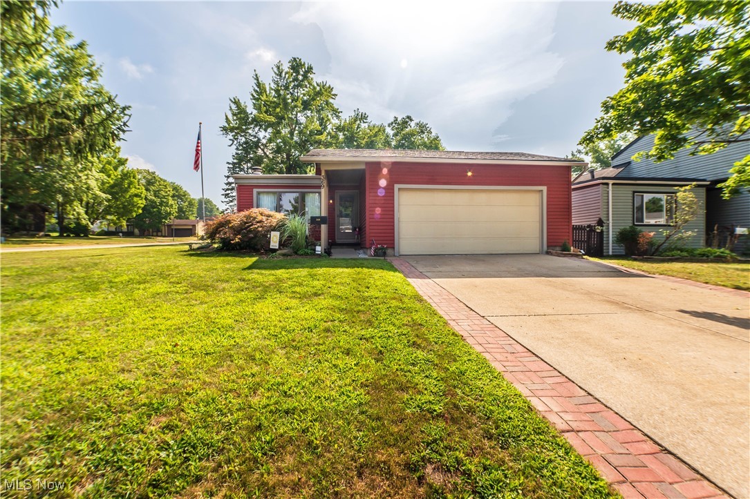Welcome to this 3-Bedroom property that sits in Austin Estates Area of Barberton. Once you walk into the home you will instantly notice the custom upgrades throughout the entire home. The kitchen area has an open concept highlighted by the stone wrapped countertop and metal paneling on the wall. With ample Cabinet space it gives a new homeowner endless possibility. The living room area is centered around the stone fireplace along with lighting updates. Down the hallway you will find the first bathroom along with two 10X10 Bedrooms. The Master Bedroom measures in at 14X13 and provides its own bathroom giving comfort to a new owner. The Basement(22X18) gives additional options for entertainment on this property. While there you will notice the Hot Water Tank which was replaced in 2022, an upgraded Electrical Panel to 200amp along with transfer switch for generator, and a new Furnace/AC Unit that was replaced in 2023. The exterior of the home provides privacy, weather in your backyard or just enjoying the corner lot. The roof was replaced in 2021; this home is just waiting for next owner to make it their own. Don't hesitate schedule your own private Showing Today!!