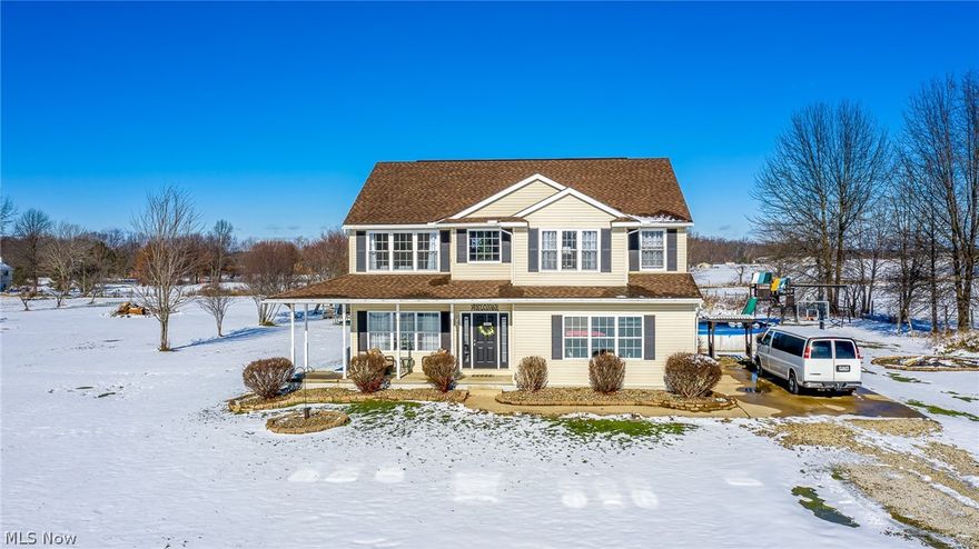 Beautiful mini-farm property in Randolph Township!  Welcome home to this beautifully refinished open concept home.  This home is perfect for entertaining or just relaxing!  Stepping in the front entry you will find beautifully done hard wood flooring in the living and dining rooms.  Fresh paint throughout and a very open concept kitchen featuring newer dishwasher, microwave and sink(2020) a breakfast bar that seats 5!  Shiplap on the dining room walls provides that extra touch for that farmhouse look. Walk upstairs to the huge landing that leads to 5 rooms upstairs!  Walk in the main bedroom and you will feel like you walked into a spa retreat!  Newer claw foot tub(2020), newer windows(2020) and updated flooring(2020) throughout the 2nd floor including an extra bonus room upstairs.  Back downstairs there are French doors that open to the huge composite deck(2012) leading to the 30ft above ground pool and 3 stall horse barn(2012) with pasture.  Schedule your appointment today, this home is move in ready!