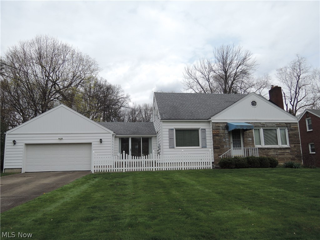 Spacious and well maintained cape cod with easy access to the park! Home features first floor master bedroom, large eat-in kitchen, living room with gas fireplace (owner hasn't used) ,vinyl replacement windows, and oak hardwood under most carpeting. Large breezeway has view of the deck and the extra deep (2 parcels) private backyard, plus an attached 2 car garage. The Eat-in kitchen features lots of cabinets and a pantry. shower and commode in the full basement with newer HTW, laundry (washer/dryer stay) and a work shop area. All blinds and curtains stay. Additional 2 bedrooms on second floor with large closets. You'll love this home and location!