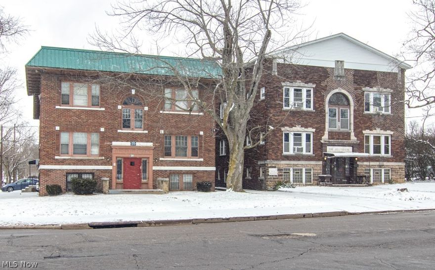 Nice brick (8) unit, 12 car concrete parking lot. New Boiler December 2019. All Windows were replaced in 2006. A new pitched roof was added in 2006. Tuck-pointing done in 2006.