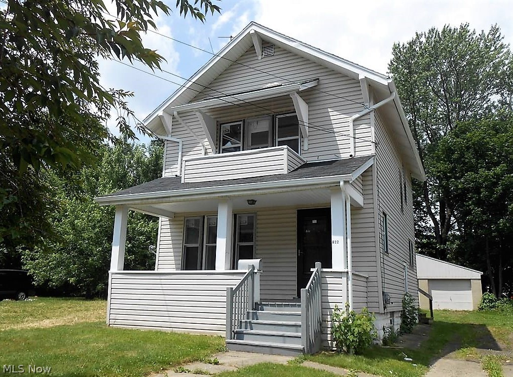 This three bedroom, one full bath colonial home with a front porch and a one car garage is part of a six home portfolio. This six home portfolio total asking is $286,990. The monthly rent for this property is $749.00. The monthly income for the six properties are a total of $4,567. The other properties include 1375 Marcy Street, Akron; 2249 5th St. SW, Akron; 2286 6th St SW, Akron; 250 Sobul Avenue, Akron; 1259 Kansas Avenue, Akron.