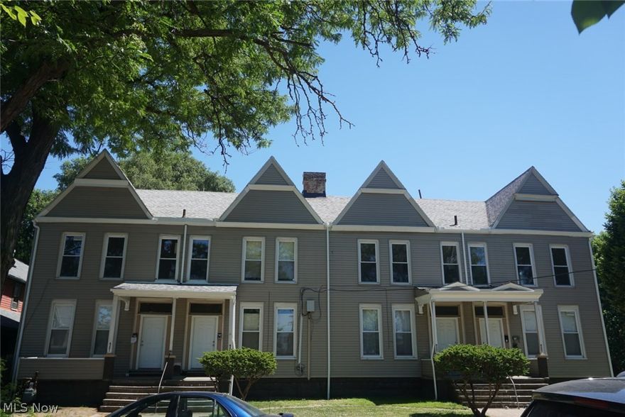 Incredible investment opportunity in the heart of Ohio City ~ Hingetown.  Ohio City is one of the oldest neighborhoods in Cleveland, Ohio located.  New 30-year architectural shingled roof, some newer electrical, furnaces, electric baseboard heating, water heaters, half of the building has newer windows.  Currently, this property has 14 apartments - potentially could be converted back into four town homes bring your imagination to this exciting neighborhood.  Hingetown is centrally located between the Warehouse District in downtown, the Market District of Ohio City and the Godon Square Arts District.